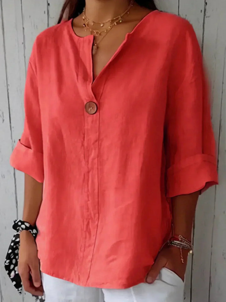 Manon Casual V-Neck Blouse