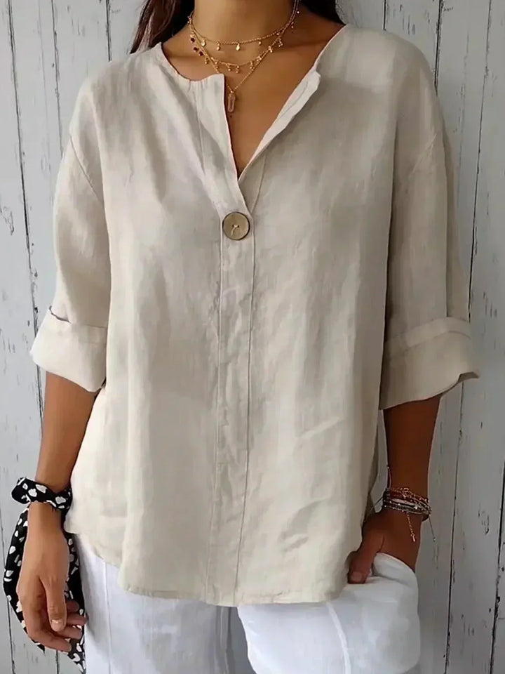 Manon Casual V-Neck Blouse