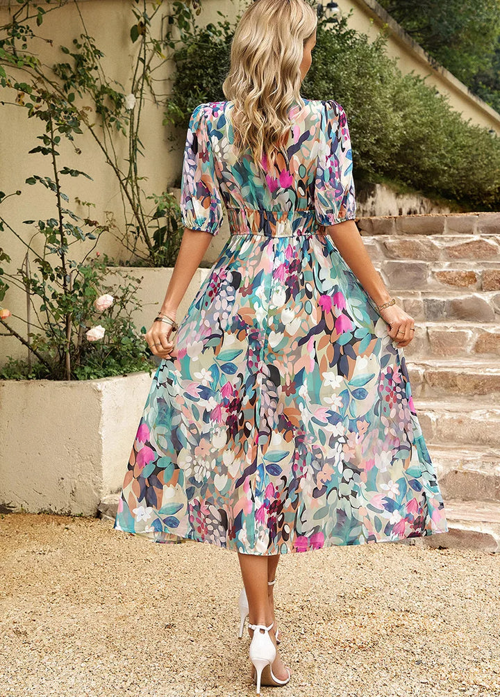 Keanna Floral Midi Dress