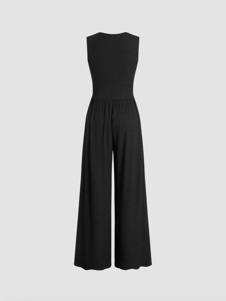 Vivienne Ruched Wide Leg Jumpsuit