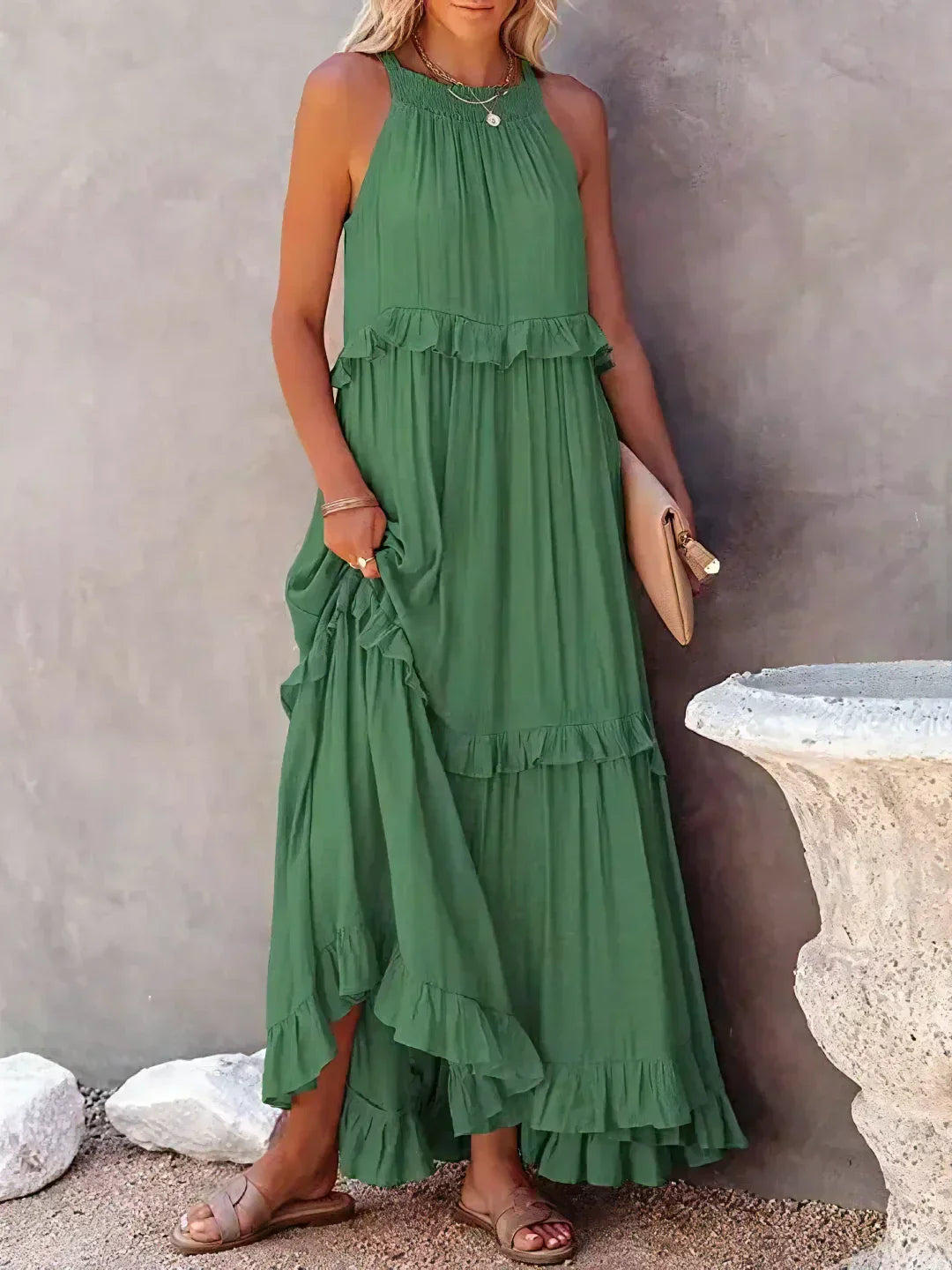 Rafa Tiered Ruffle Maxi Dress