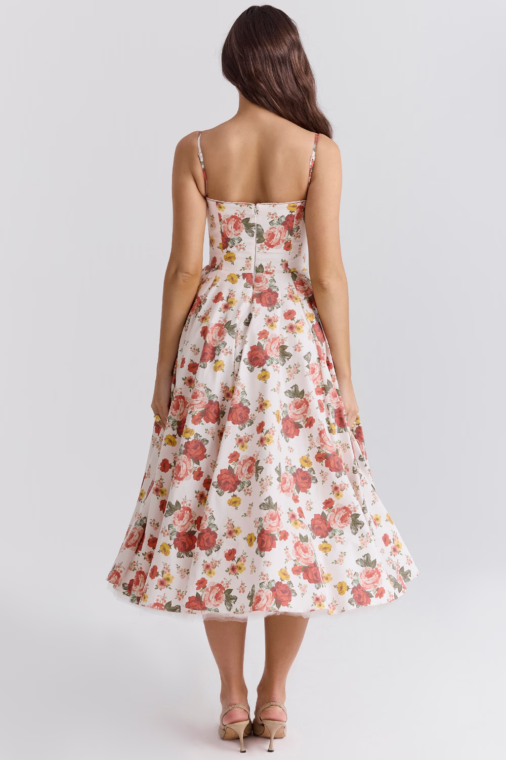 Daphne Sweetheart Bustier Midi Dress