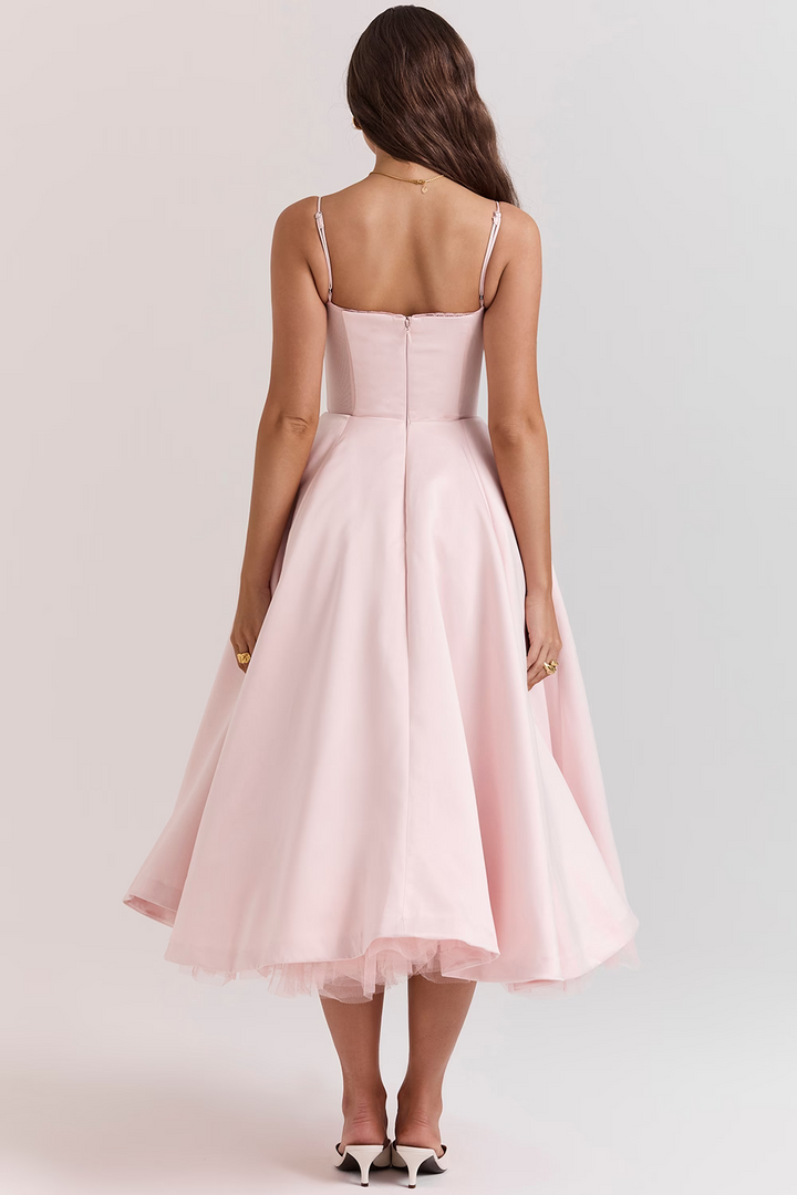 Daphne Sweetheart Bustier Midi Dress