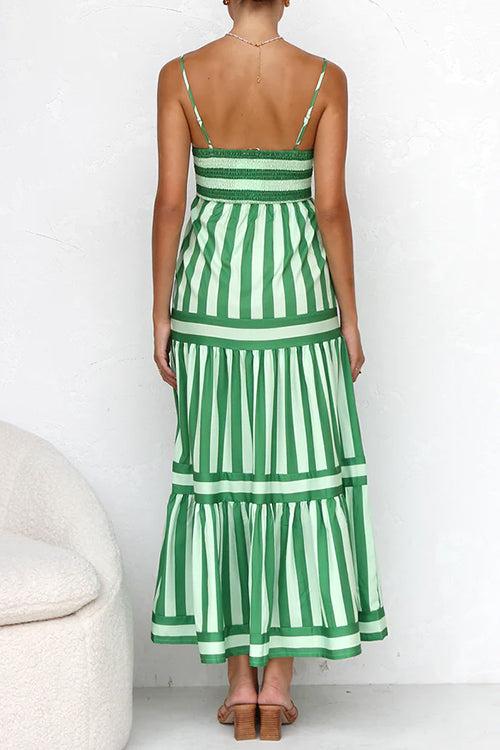 Adrielle Striped Maxi Dress