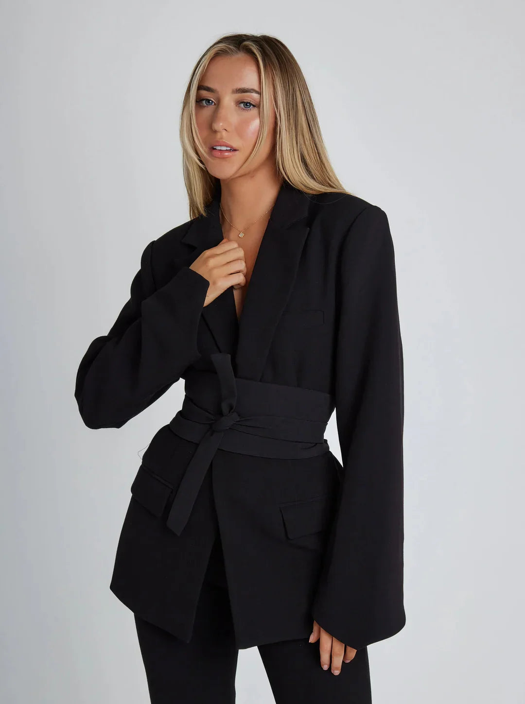 Monique Belted Blazer