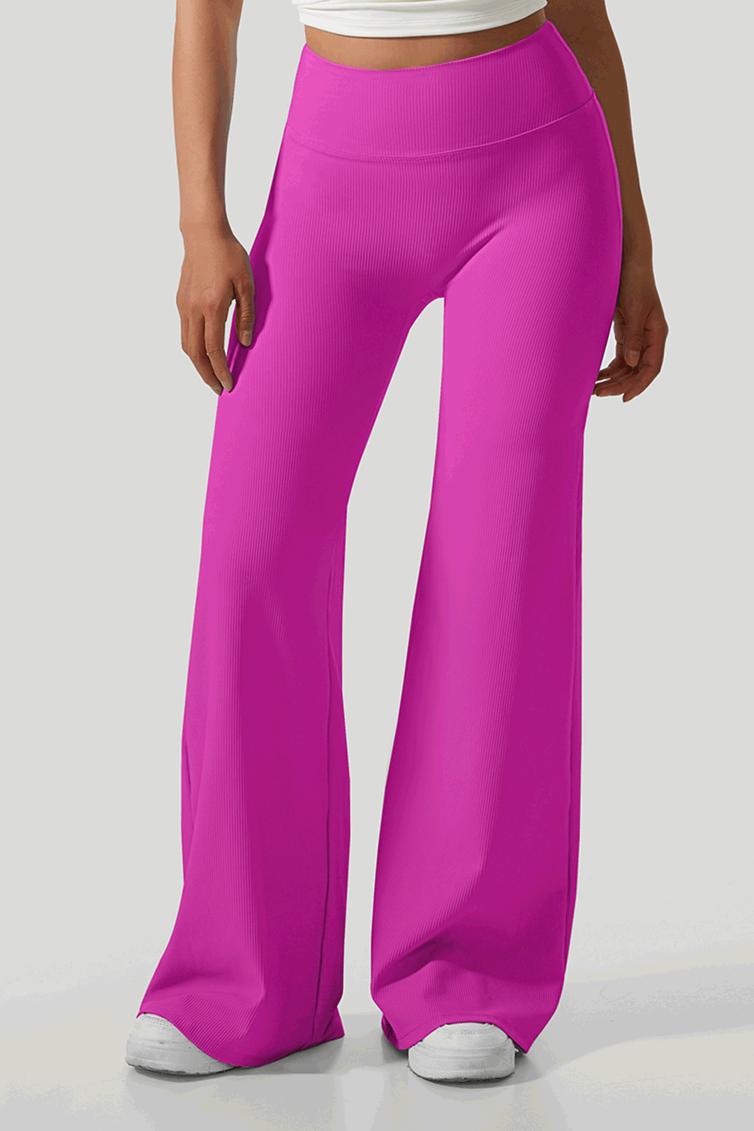 Cyrus Ribbed Wide Leg Pants