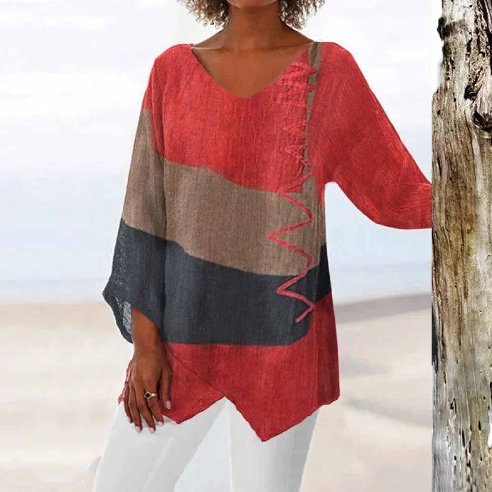 Anouk Tummy Coverage Abstract Blouse