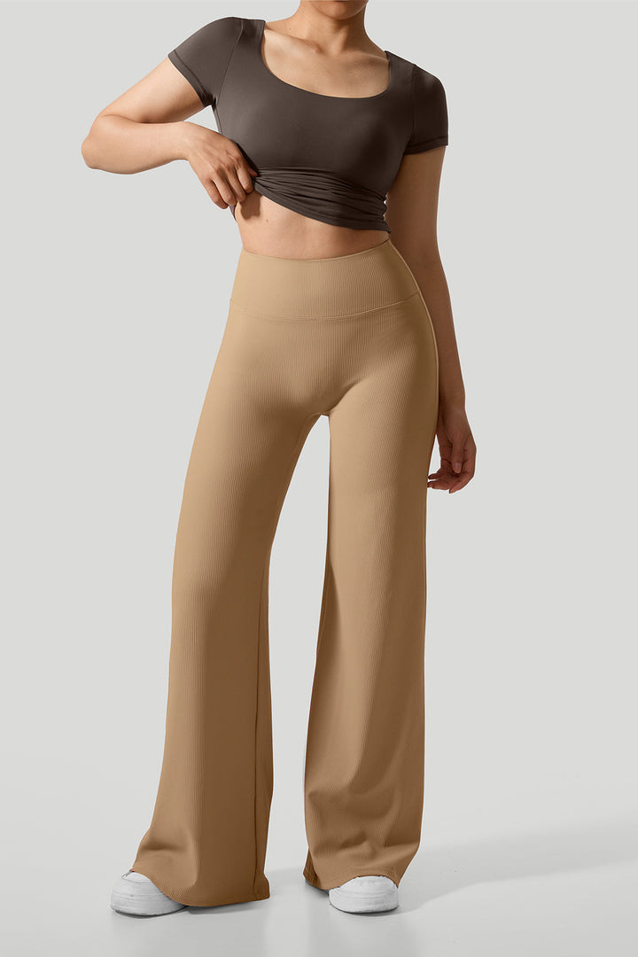 Cyrus Ribbed Wide Leg Pants