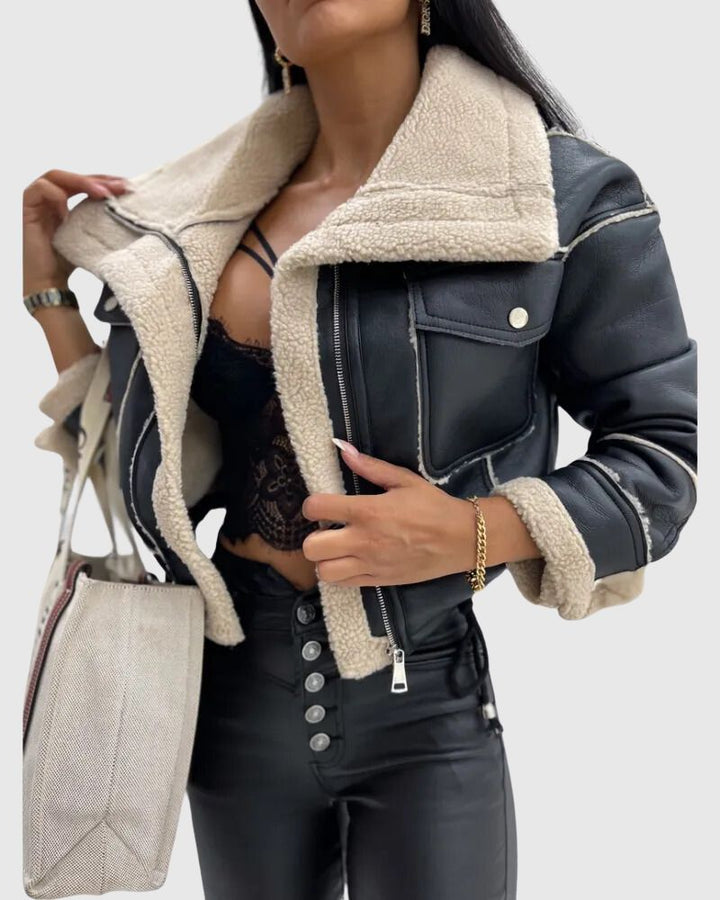 Everly Vegan Leather Jacket