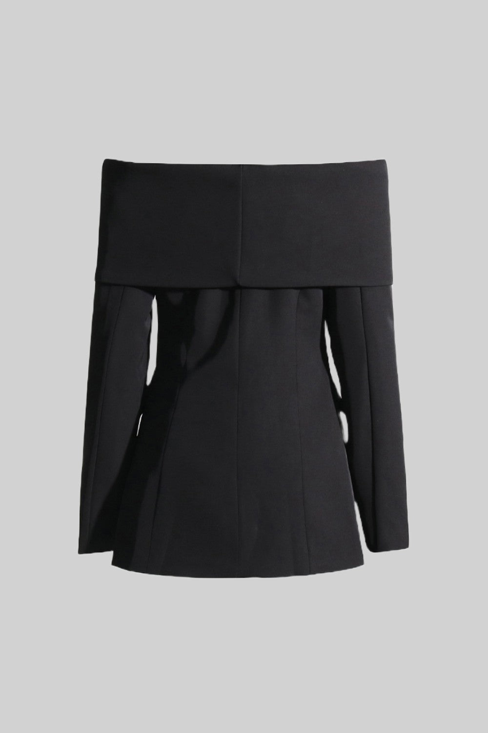 Lucinda Off-The-Shoulder Jacket - Black