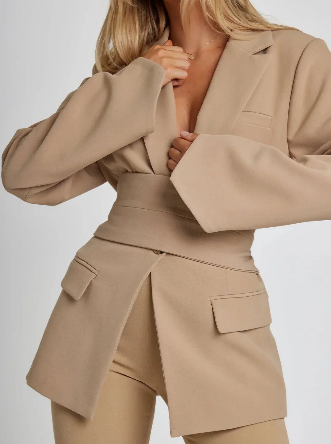 Monique Belted Blazer