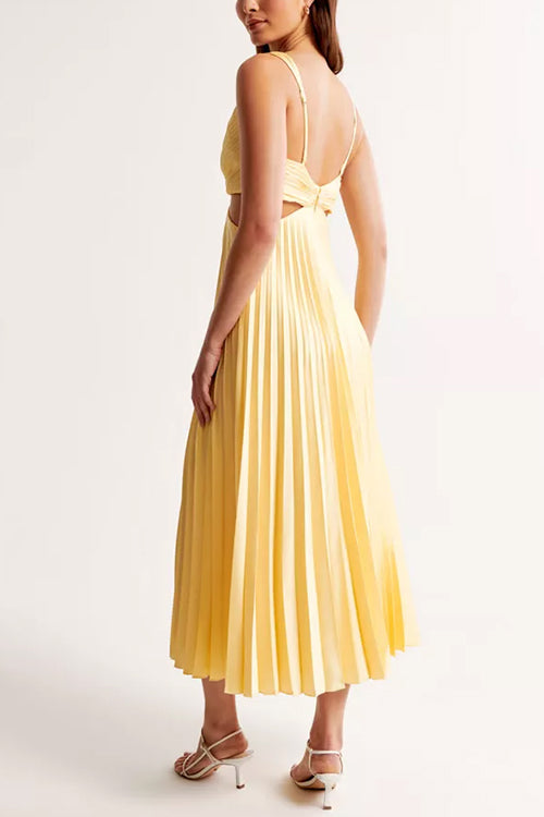 Annie Pleated Maxi Dress