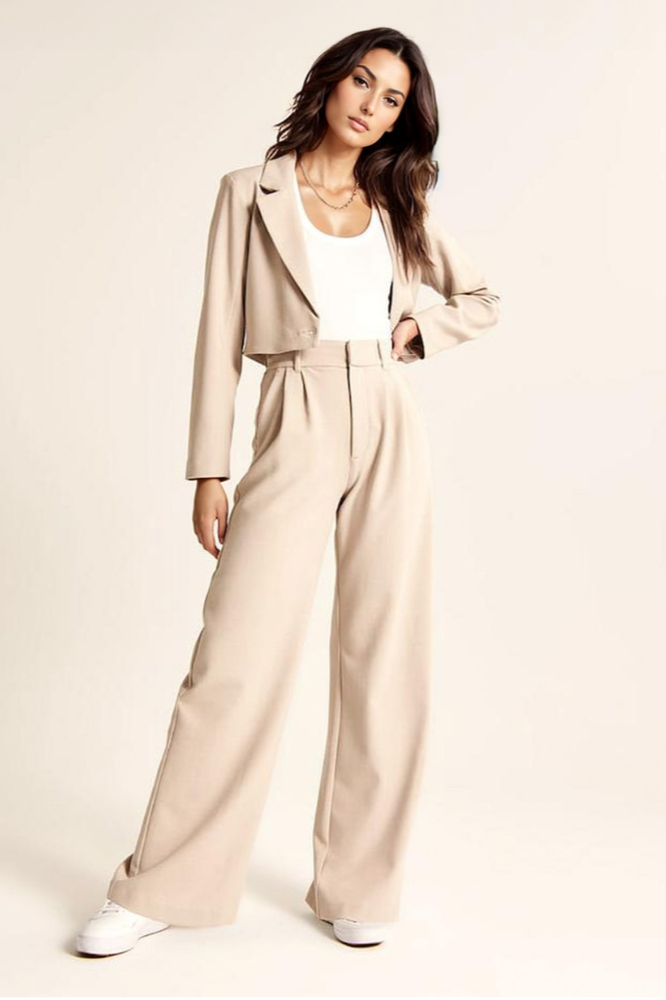 Sirena Wide Leg Tailored Pants