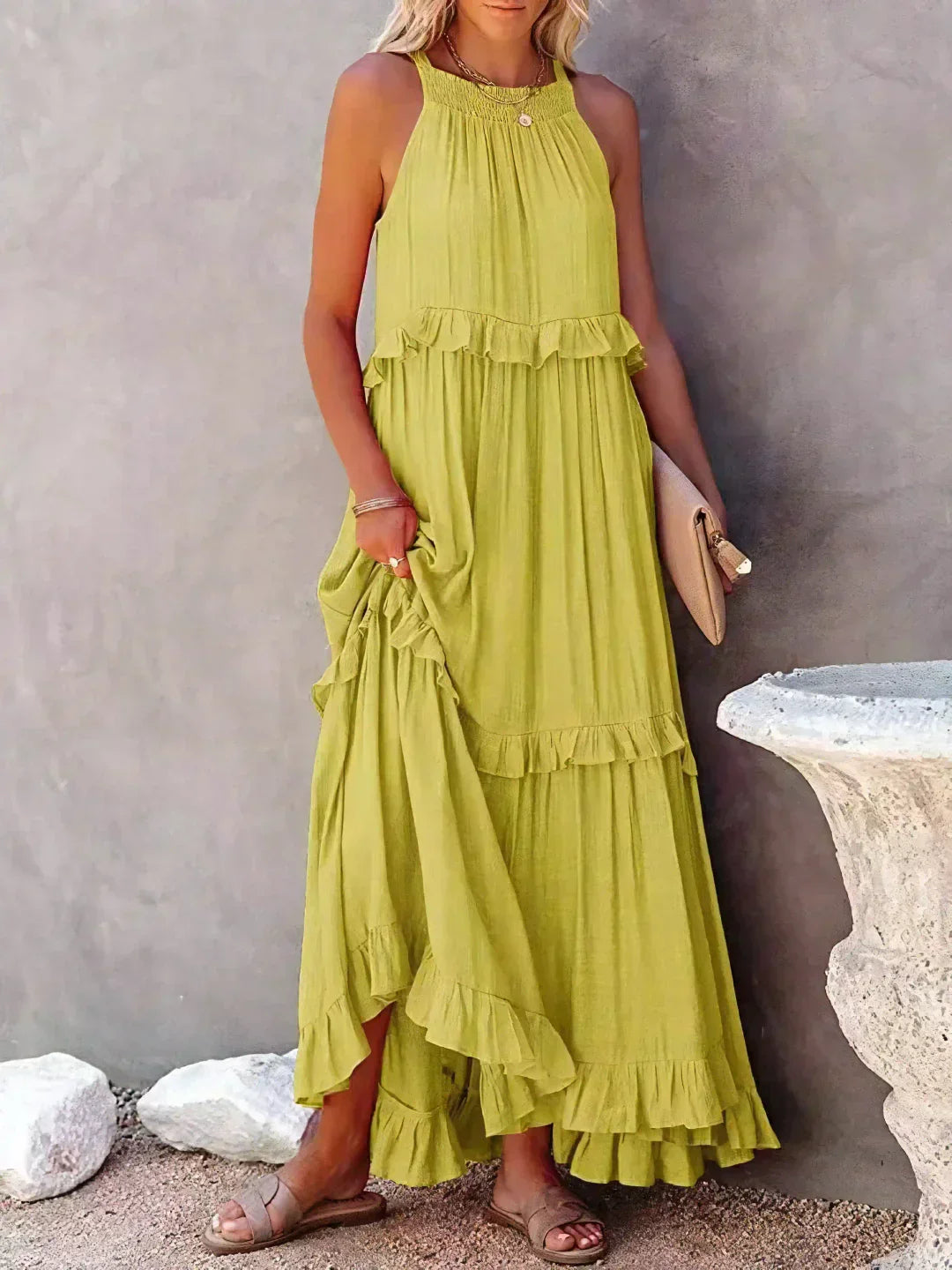 Rafa Tiered Ruffle Maxi Dress