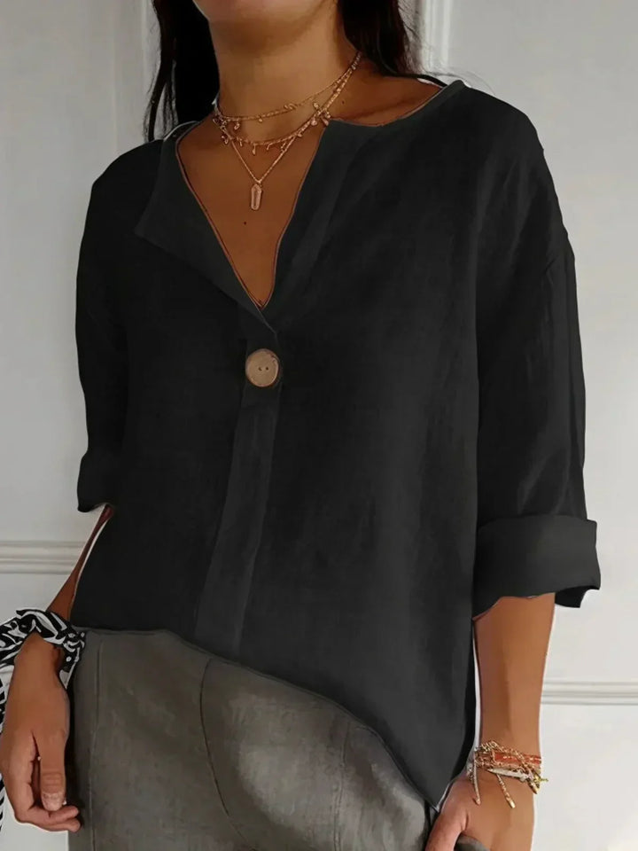 Manon Casual V-Neck Blouse