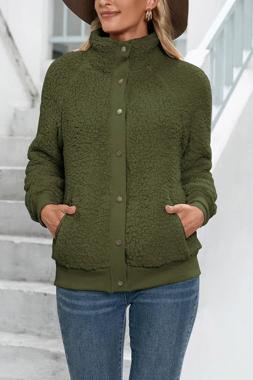 Harper Sherpa Fleece Teddy Jacket