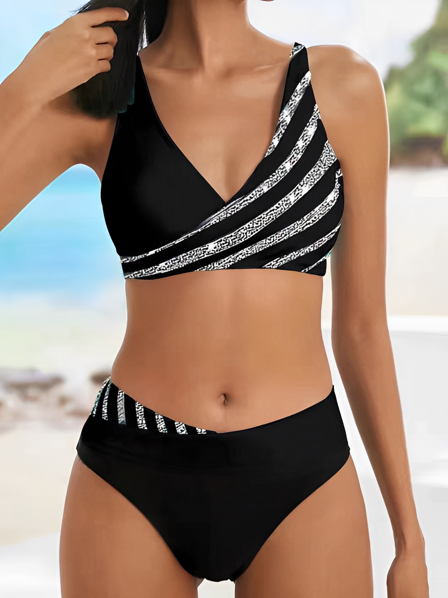 Thalassa Vibrant Stripe Bikini Set