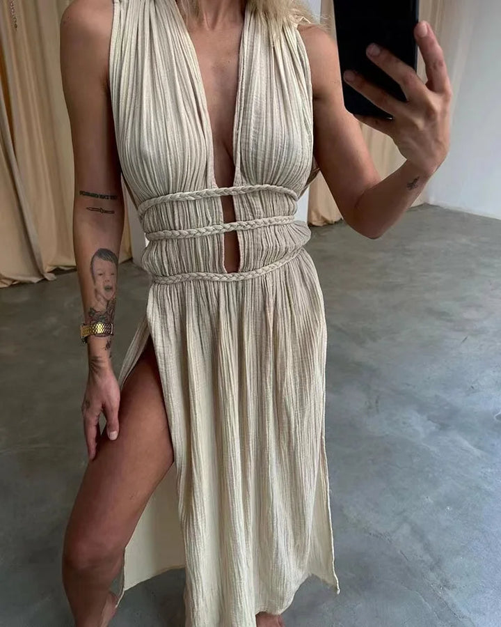 Montana Braided Cutout Maxi Dress