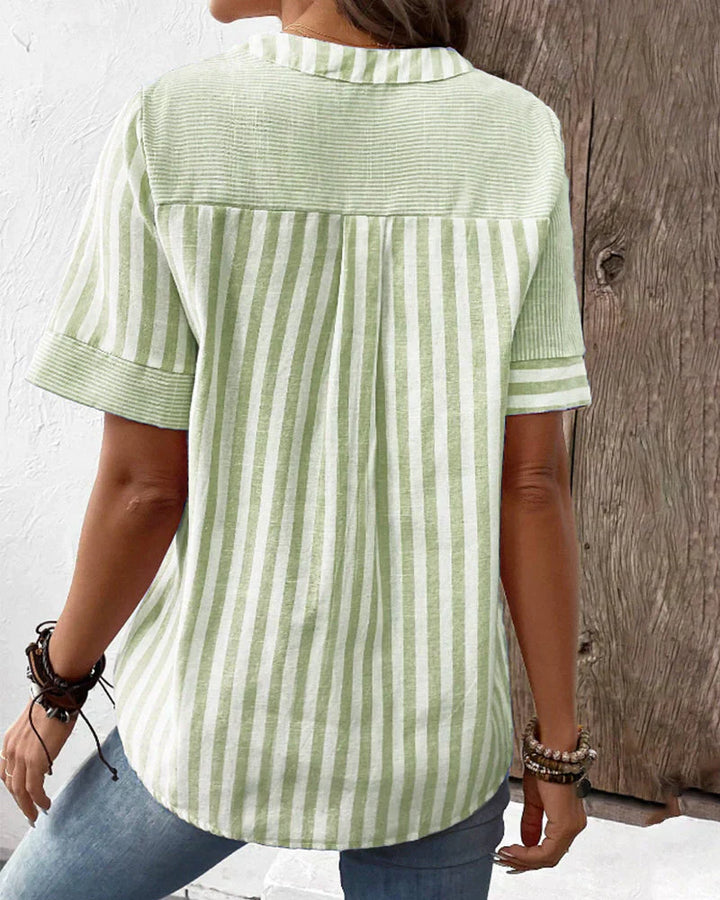 Cassian Striped Short Sleeve Shirt