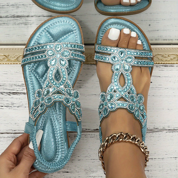 Pluto Crystal Boho Sandals