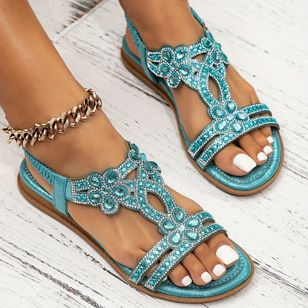 Pluto Crystal Boho Sandals