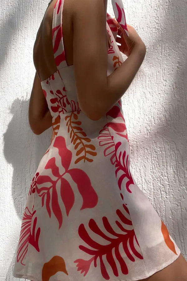 Miami Tropical Mini Dress