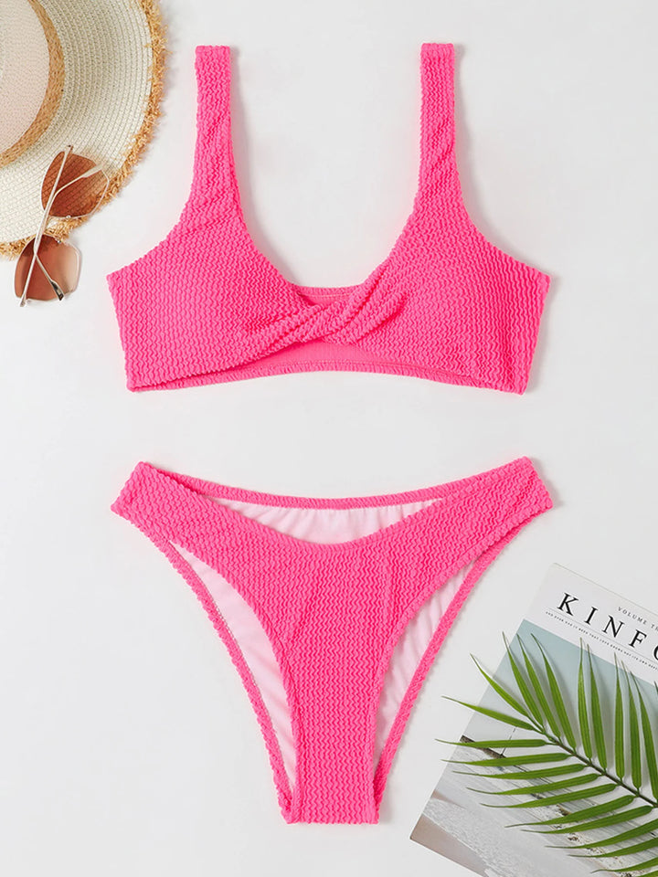 Abbie Textured Bikini Set