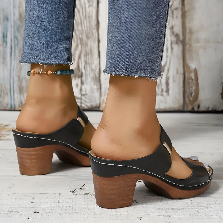 Lulie Comfort Heeled Sandals