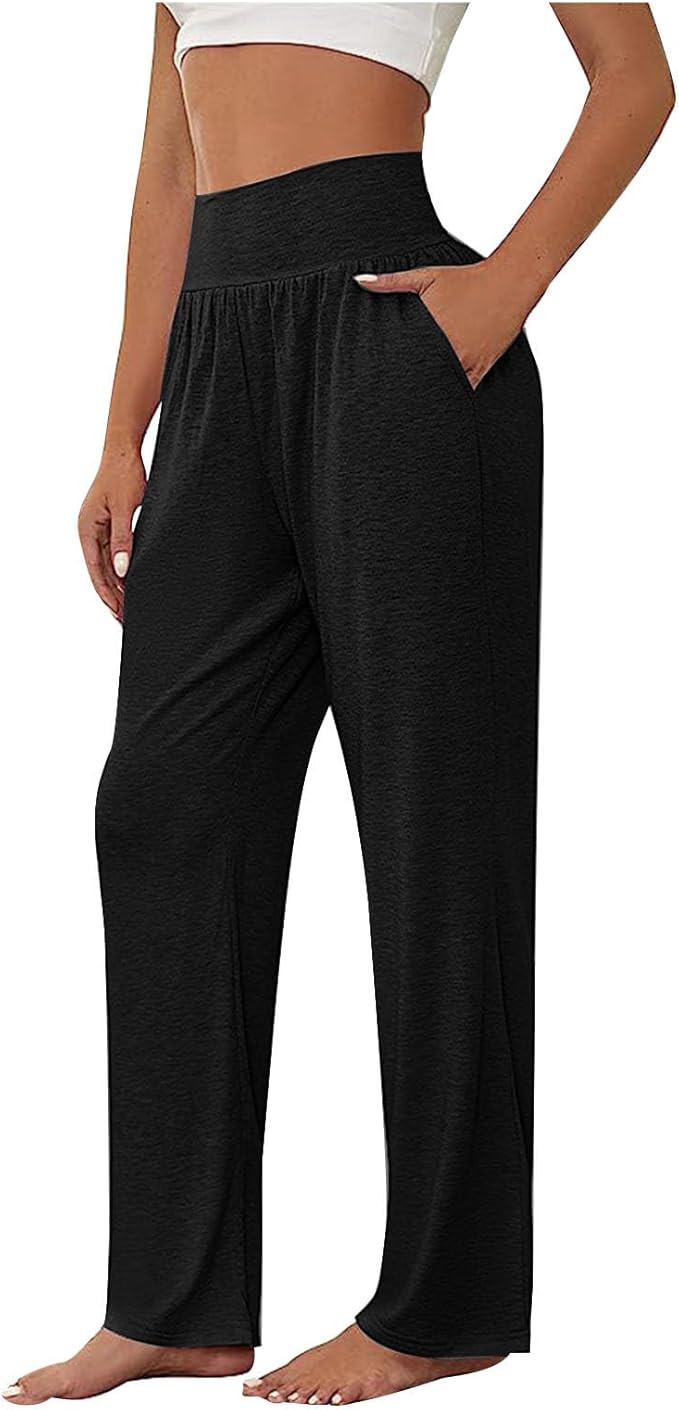 Ivy High-Waisted Straight Leg Lounge Pants