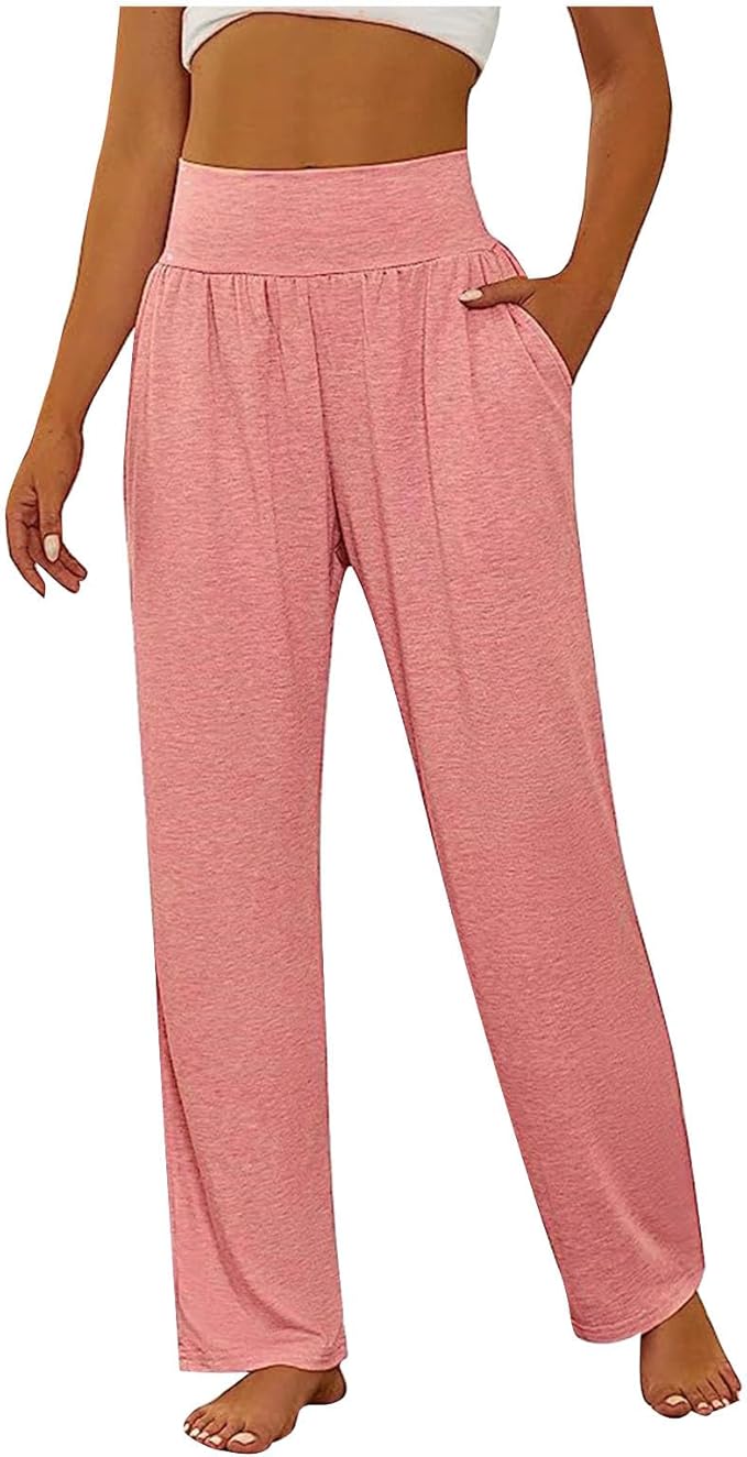 Ivy High-Waisted Straight Leg Lounge Pants