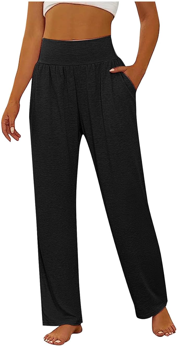 Ivy High-Waisted Straight Leg Lounge Pants