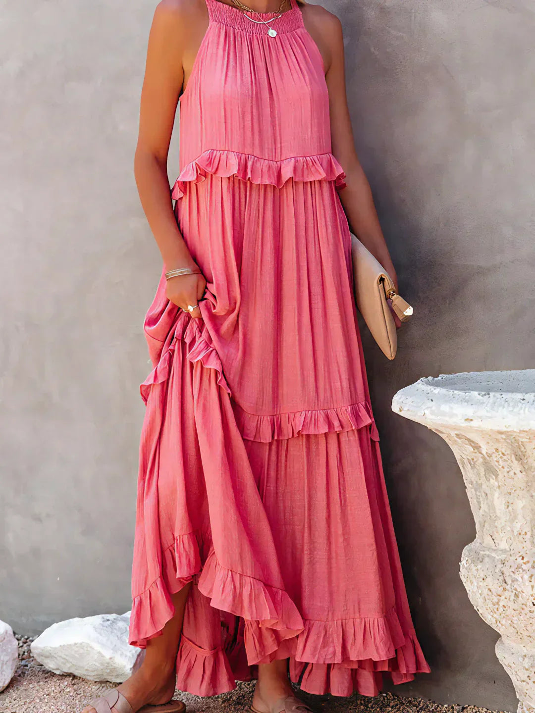 Rafa Tiered Ruffle Maxi Dress