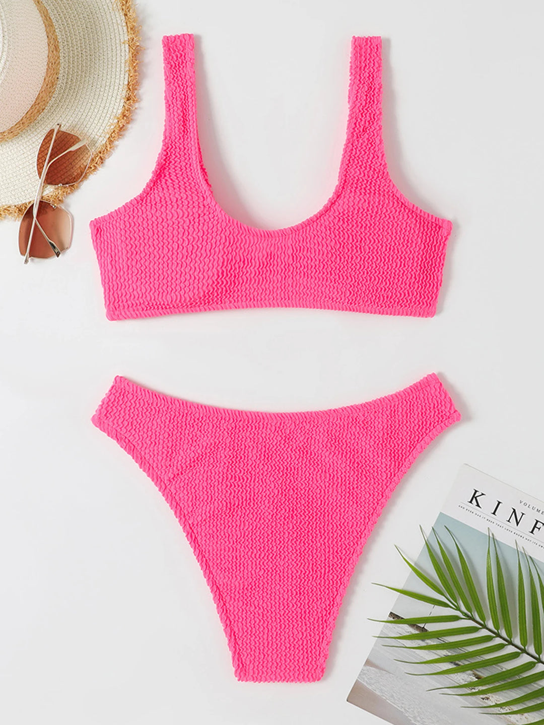 Abbie Textured Bikini Set