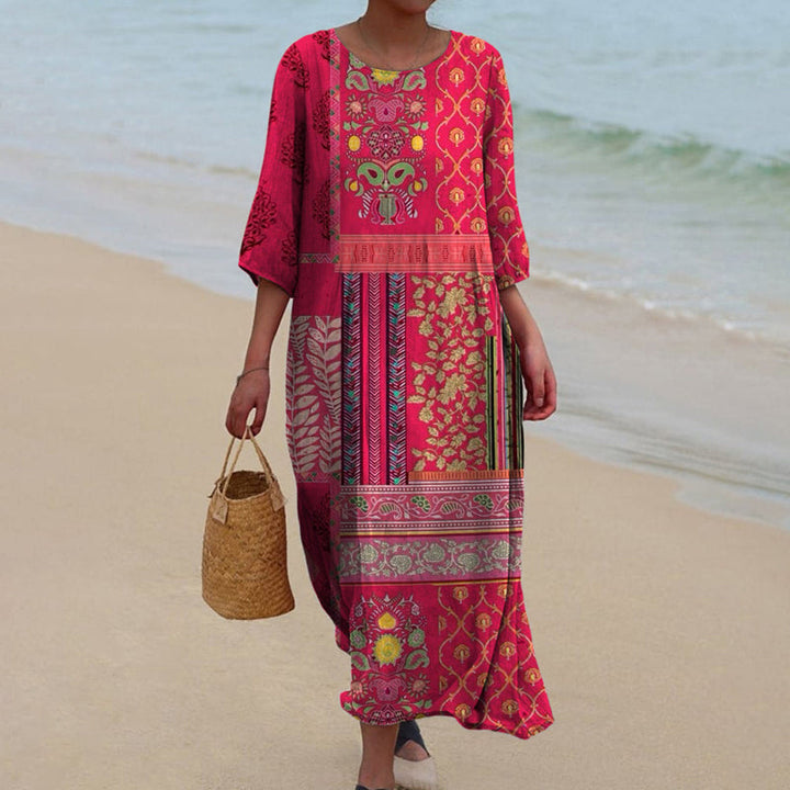 Hallie Boho Kaftan Dress