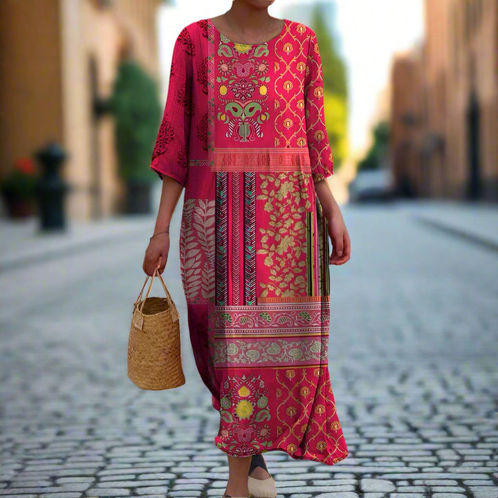 Hallie Boho Kaftan Dress