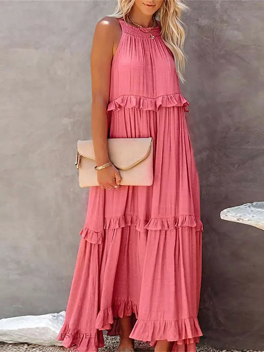 Rafa Tiered Ruffle Maxi Dress