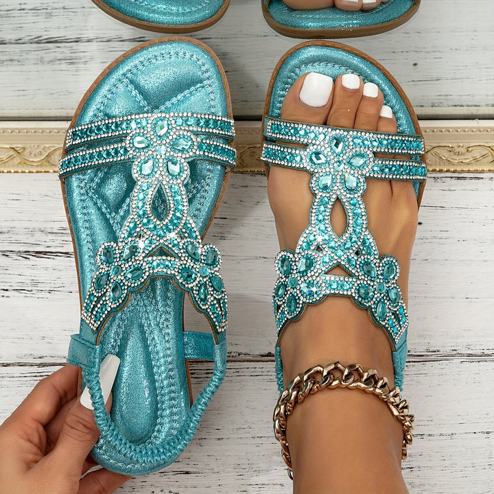 Pluto Crystal Boho Sandals