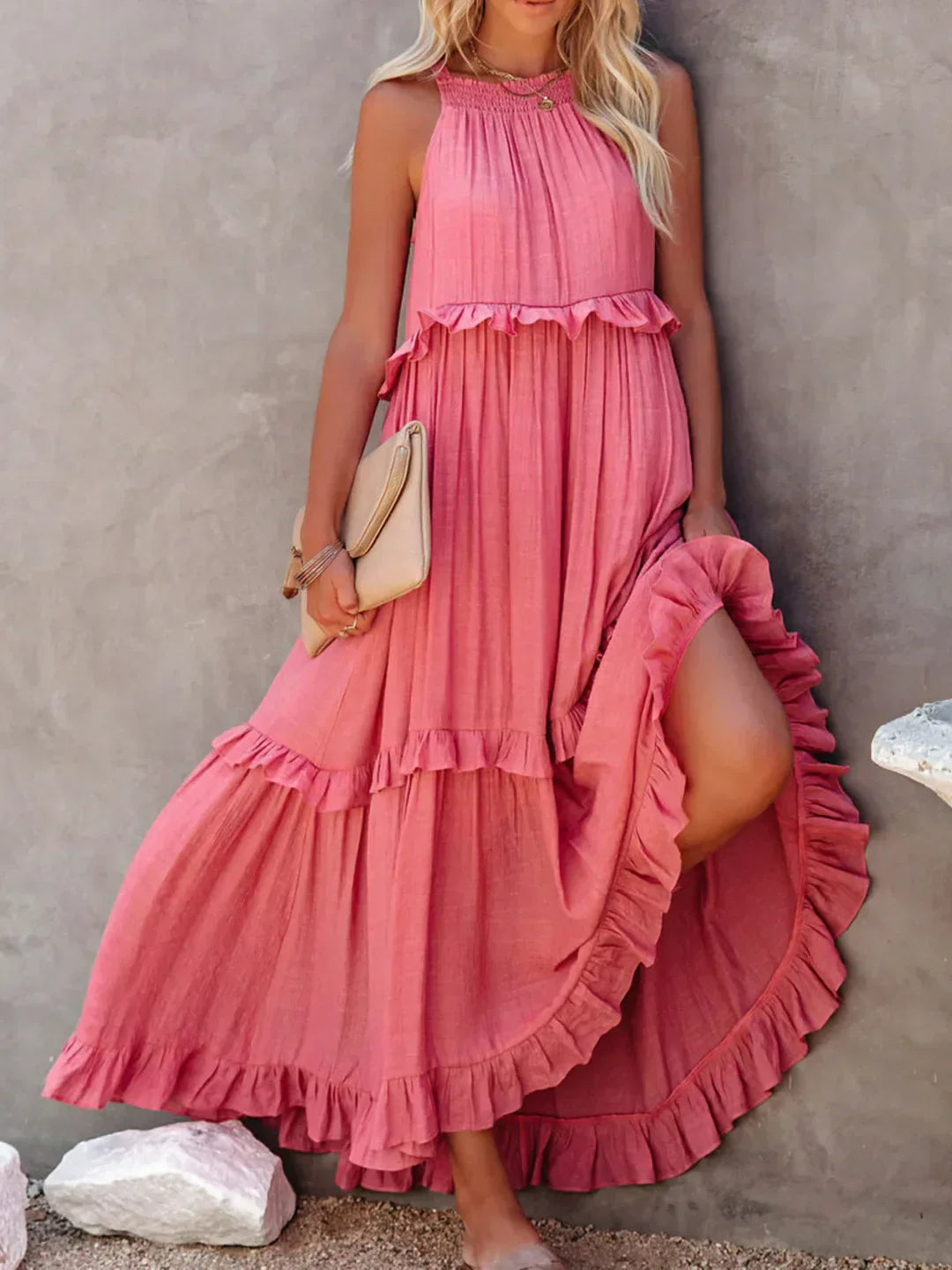 Rafa Tiered Ruffle Maxi Dress