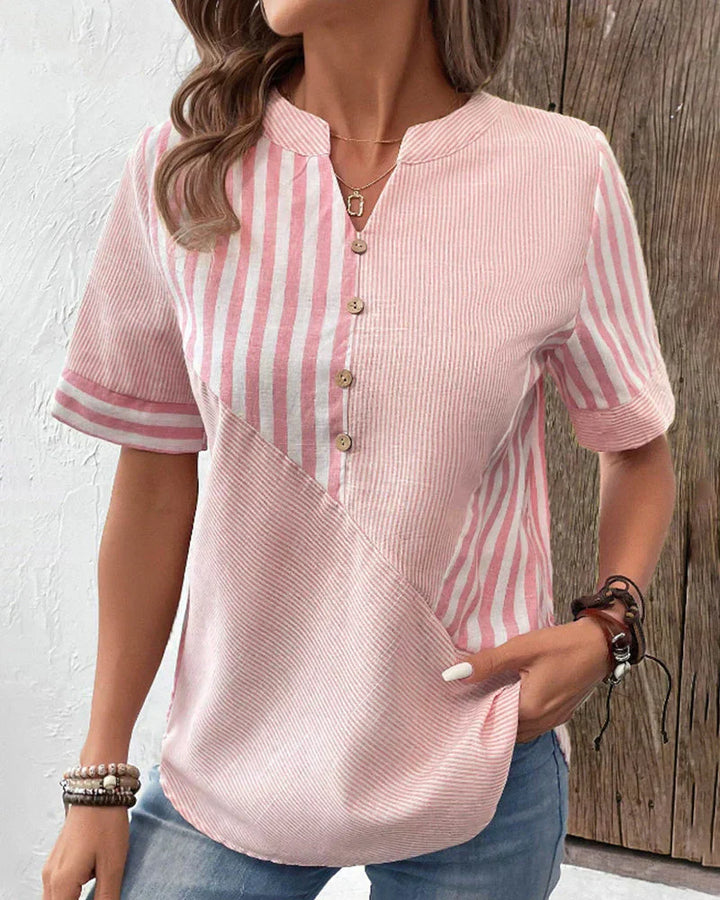 Cassian Striped Short Sleeve Shirt