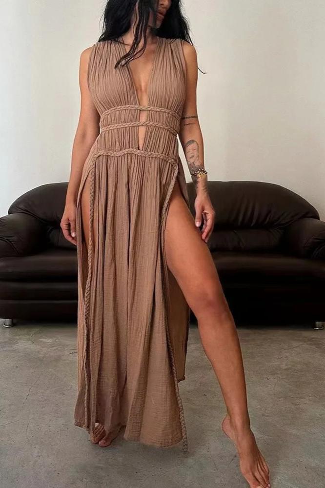 Montana Braided Cutout Maxi Dress