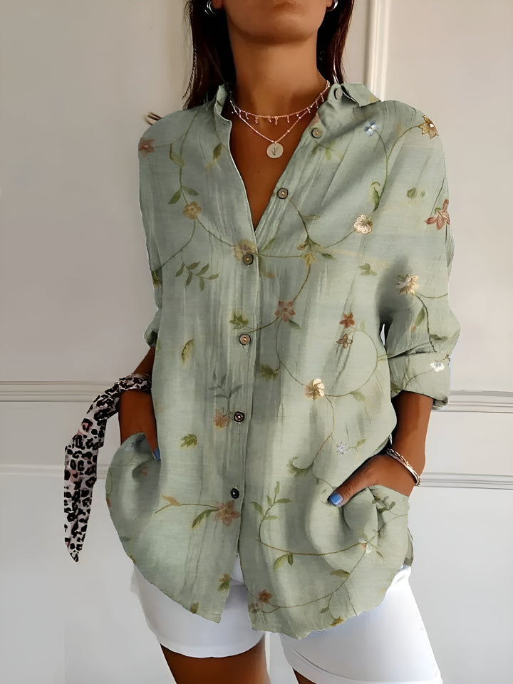 Maggie Lightweight Printed Blouse