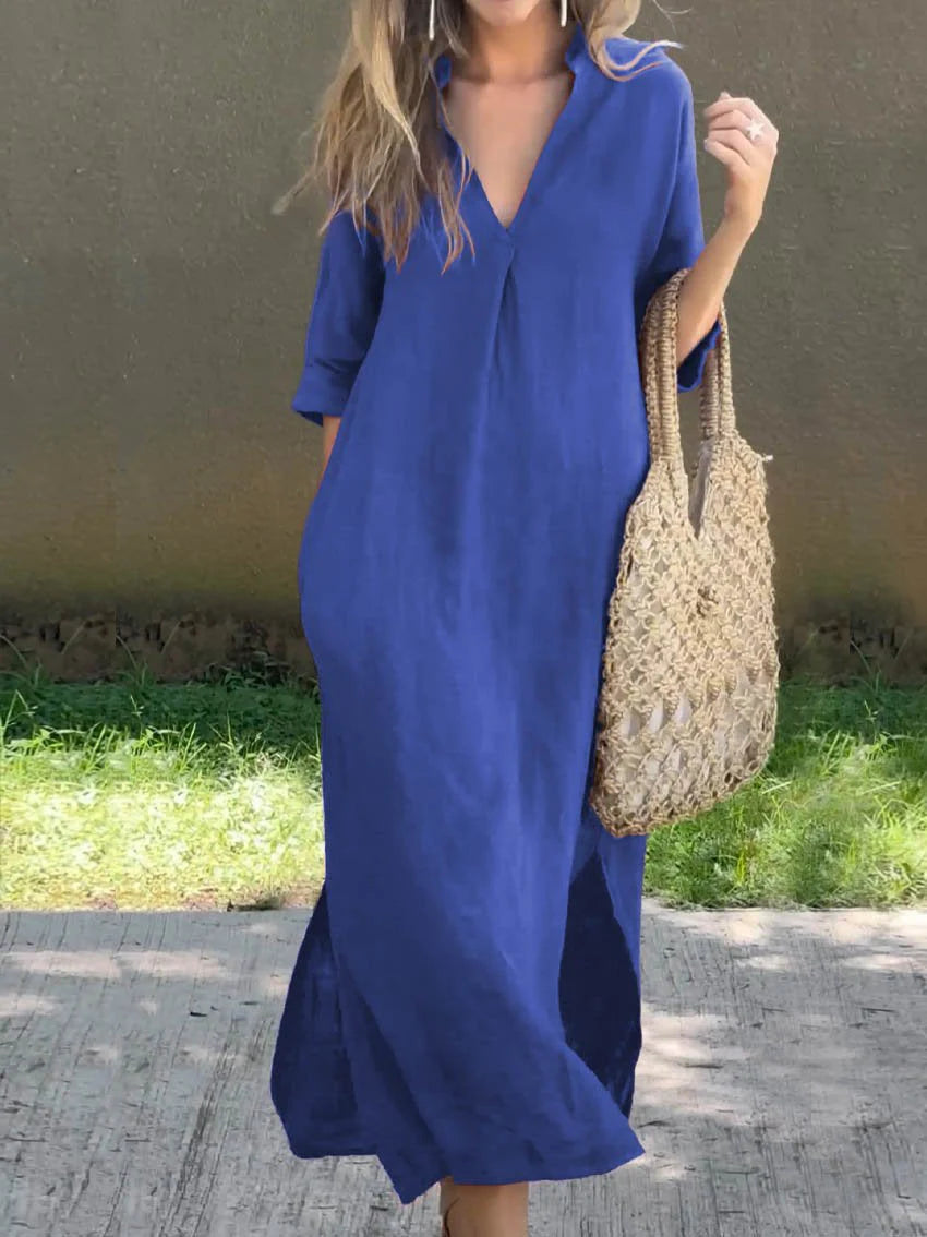 Breeze Pocket Midi Dress