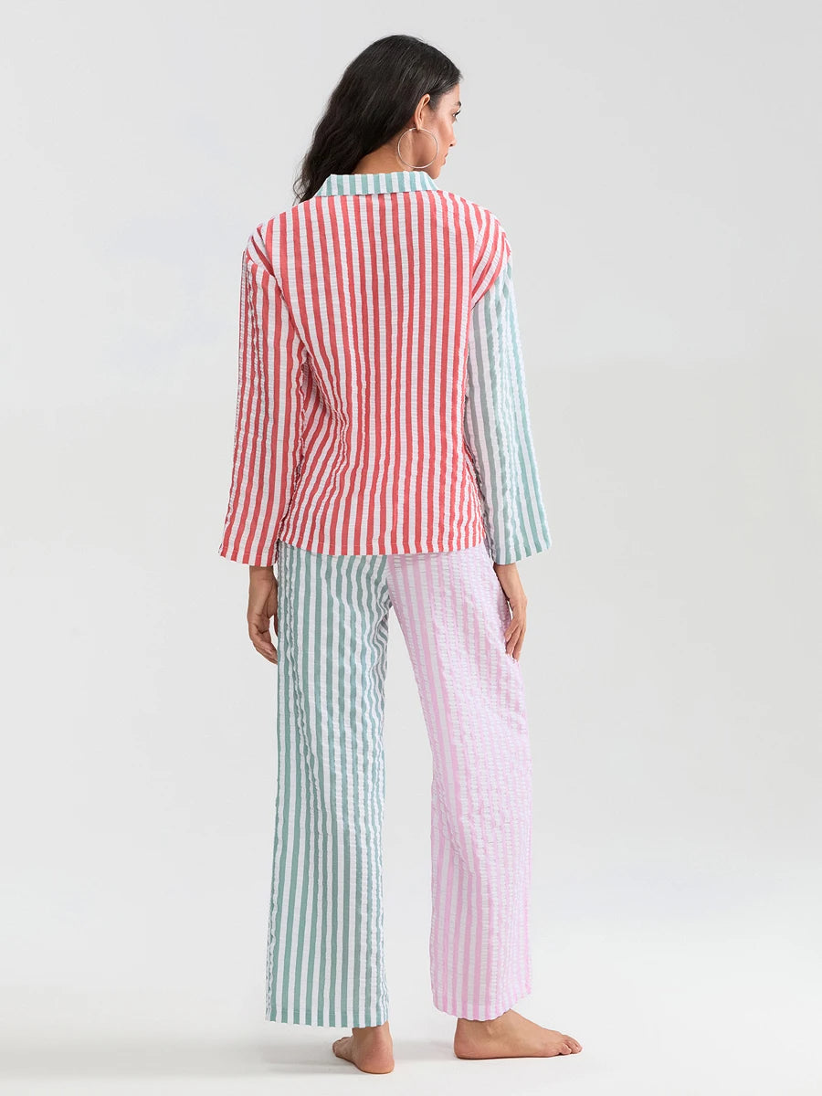 Hattie Stripe Pyjama Set