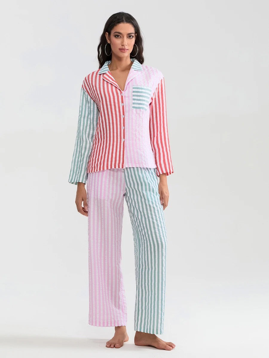 Hattie Stripe Pyjama Set