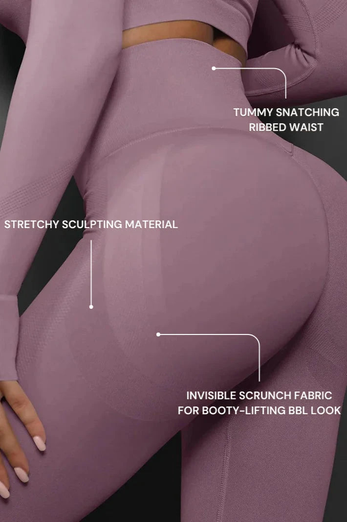 Peach BBL Booty Sculpting Leggings