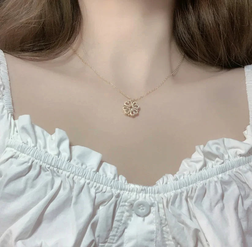 The Clover Necklace with Convertible Pendant