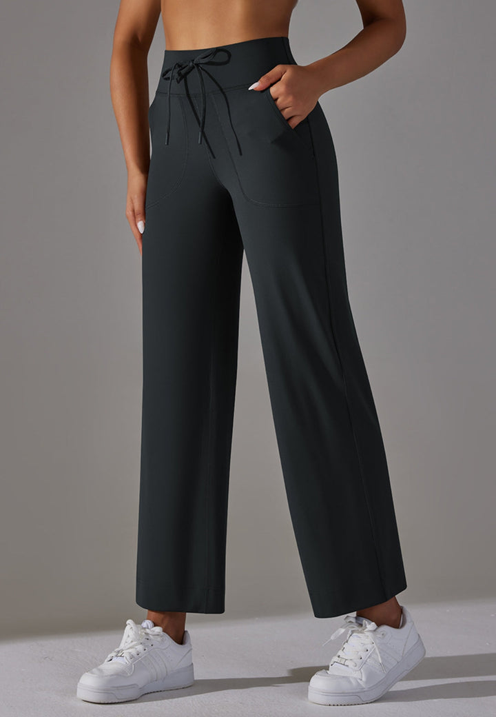 Hurley Active Smoothing Wide Leg Ankle Pants