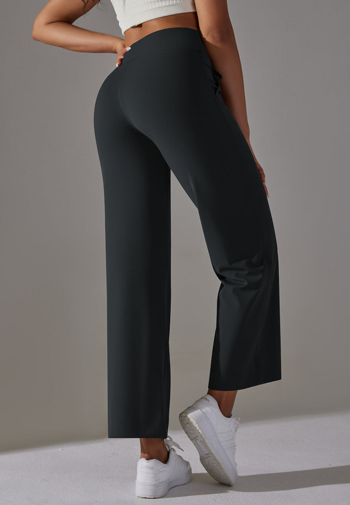 Hurley Active Smoothing Wide Leg Ankle Pants