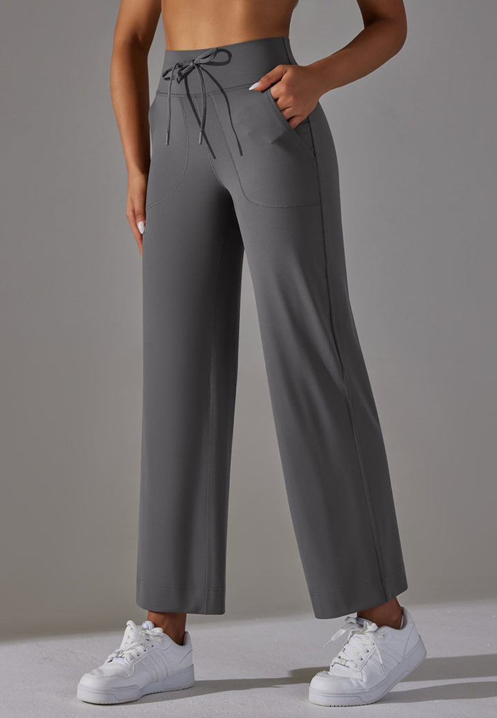 Hurley Active Smoothing Wide Leg Ankle Pants