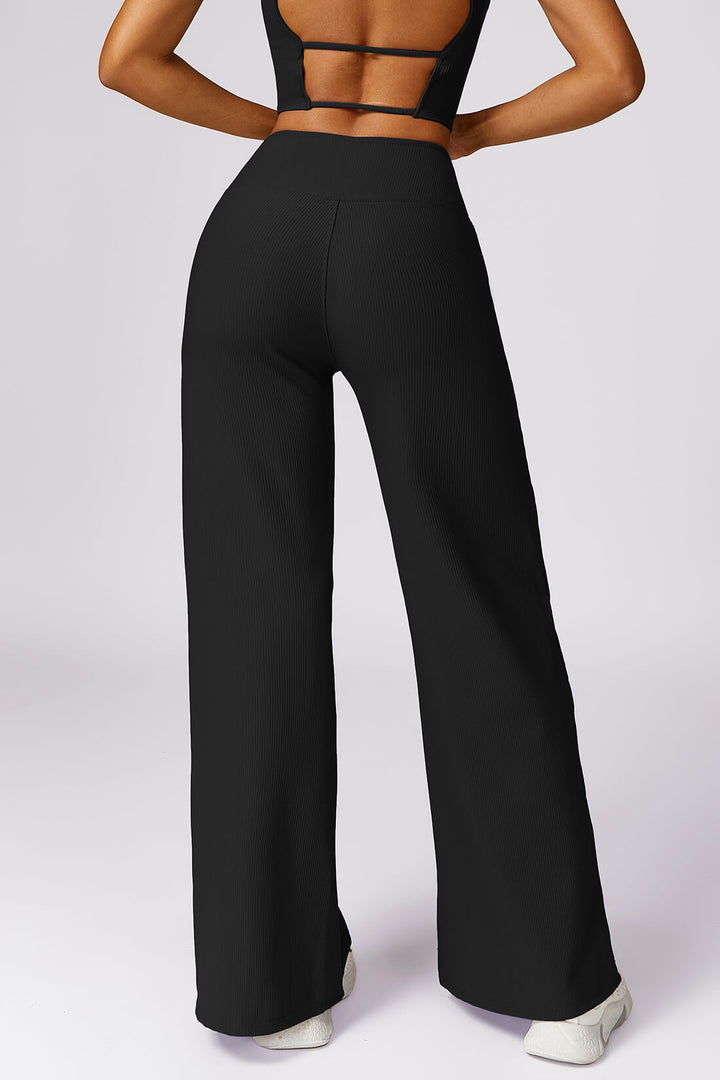 Cyrus Ribbed Wide Leg Pants